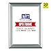 M&T Displays 8.5 x 11 Picture Frame, Front Loading Diploma Frame, Silver Color, 1