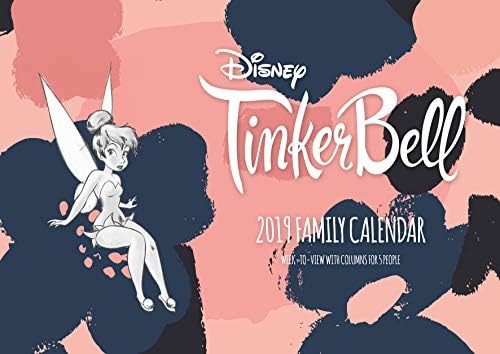 Disney Tinkerbell Fashion Official 2019 Calendar - A4 Wall Calendar Format Calendar – October 15, 2018