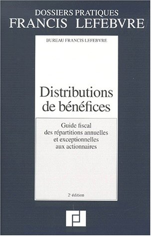 Distributions de bénéfices