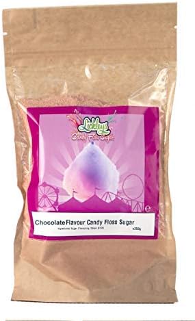 Candy Floss Sugar,Variety of Flavours Suitable for Candy Floss and Cotton Candy Home Machine (Chocolate 100g))