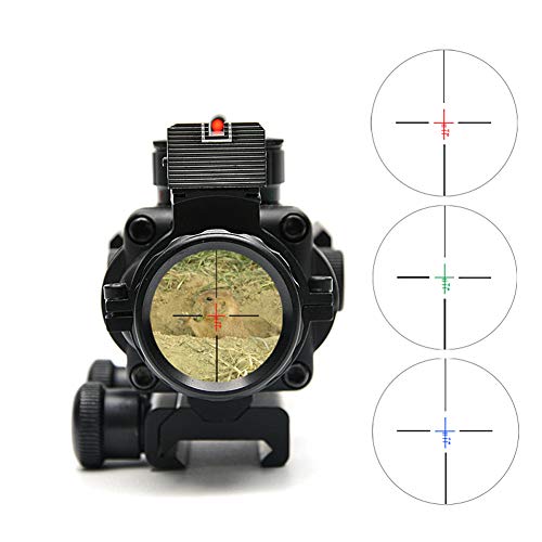 Rifle Scope for 4X Hunting Tactical Optics Shoot Gun Sights and Low Light Situation Night Vision