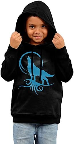 Howling Mountain Moon Wolf Kids Pullover Sweatshirt Hooded 2-6 Toddler