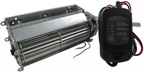 75 CFM Fireplace Blower + Speed Control Gas Insert Replacement Fan 3306 8811001