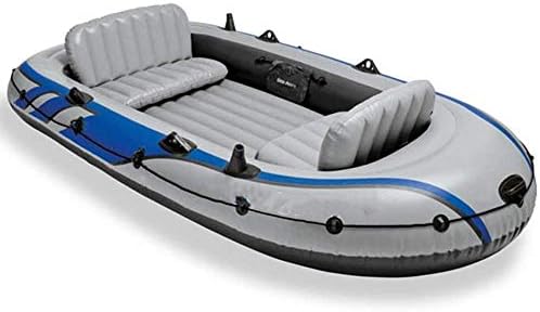 Yffss インフレータブルボートインフレータブルkayakのスポーツkayakのインフレータブルツーリング アングラー パドル ハードマウントポイントを含む バンジーストレージ 色 グレー サイズ 315 165 43センチメートル