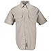 5.11 Tactical #71152 Cotton Tactical Short Sleeve Shirt (Khaki Large)