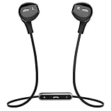 PYRUS Lightweight Wireless Sports Headphone CSR4.0 Noise Cancelling Headset Bluetooth 4.0 Earphone Sweatproof for Running & Gym-Black