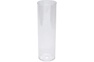 FLYSTUFF Drosophila Vials (500 Vials/Unit) - Disposable Wide Small Vials Plastic for Observation - Crystal Clear Polystyrene Lab Vials w/Straight Wall - Ready to Use Trays of Empty Vials