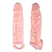 Beauty7 Penis Extender Sheath Scrotum Testicles Ring Prolong Ejaculation Length Girth Enhancer Longer Cock Enlargement Sleeve Reusable