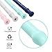Silicone Straw Reusable Silicone Drinking Straws, Flexible Straws Long Foldable Durable Drinking Tube for 20 oz Tumblers RTIC/Yeti -BPA Free (4 PCS+ 1 Cleaning Brush + 1 Portable Carrying Case)