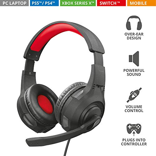 Trust Gaming Headset met Microfoon voor PS4, PS5, PC, Xbox Series X, Nintendo Switch, Xbox One GXT 307 Ravu… - Afbeelding 6