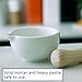 Sweese 3603 Porcelain Mortar and Pestle Set, with Pour Spout