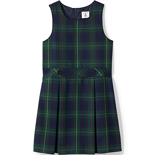 Lands' End Girls Uniform Plaid Jumper