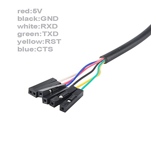 5V USB to TTL Serial Cable Adapter FTDI Chipset FT232 USB Cable FT232BL for Arduino ESP8266