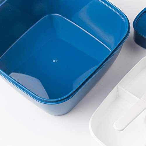 image for Timiuu Salad Lunch Box Container with Large 51-oz Salad Bowl | Removab