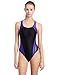 Speedo Women's Swimsuit One Piece Xtra Life Quantum Splice Super Pro Solid Adult-Discontinued, Black/Purple, 34