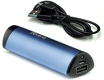 Bevena 2600mAh Lipstick-sized Ultra-Compact Portable Charger External Battery Portable Battery Power Bank Power Pack for iPhone 6 Plus 5S 5C 5 4S 4 Air Retina Mini Samsung Galaxy S5 S4 S3 I9600 Neo S4 I9500 I9190 S3 I9300 S3 I8190 S2 Note 3 N9000 Gear HTC Sensation One X S EVO 3D 4G DNA Thunderbolt Incredible Droid DNA Nexus 4 7 10 LG Optimus V Blackberry Z10 Z30 Q5 Q10 Bold Curve Torch Motorola Razr Maxx Bionic ATRIX Nokia Lumia 1020 920 Google Glasses PS Vita Gopro more Phones - Sky Blue