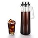 Cold Brew Iced Coffee Maker, TOP-MAX Iced Tea Maker 1.0L/34oz Brewing Glass Carafe with Removable Stainless Steel Filter