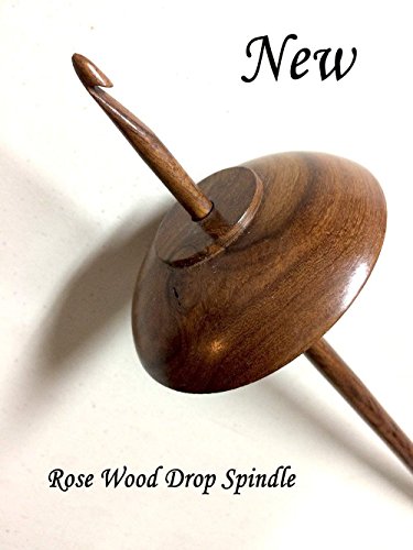 image for Yarn Place Hand Made Maple Drop Spindle w/ 2 Oz Fine Merino Wool Spinn