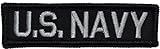 U.S. Navy - 3.75x1 Rear Hat Patch (Black)