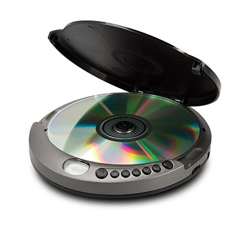 GPX-PC807B-Personal-Portable-MP3CD-Player-with-Anti-Skip-Protection-with-Stereo-Earbuds-BlackGray