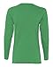 Gildan womens Heavy Cotton 5.3 oz. Missy Fit Long-Sleeve T-Shirt(G540L)-IRISH GREEN-S