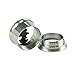 Longbeauty Stainless Steel Bat Screwed Ear Expander Plugs 10mm Pair