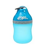 Pet Travel Bottle Dog Drink Bottle Portable Silicone Folding Bowl for Small Dog Puppy Cat Pet Outdoor Walking Feeding by DELIFUR (Blue)