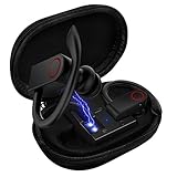 Upgrade Bluetooth Earbuds 5.0 Bluetooth Headphones with Charging Case,8-10H Playtime Wireless Earbuds, IPX8 Waterproof, CVC Noise-Canceling Headphones with Built-in Microphon for Sports,Workout,Gym