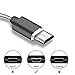 HOISAN Micro USB Cable Android 2-Pack [3.3ft+5ft] Micro USB to USB A Metal Braided Sync and Fast Charging Cord Compatible for Samsung, Kindle, Android Smartphones, Galaxy S7 Edge, Moto G5, PS4