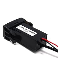 Doble puerto USB cargador de coche con Socket de audio para Toyota Series motong Cargador USB de coche adaptador para iPhone 7 6 5, iPad, Samsung, LG, Huawei y más