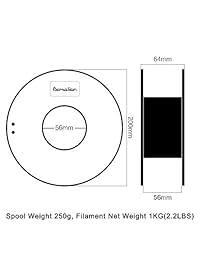 pxmalion filamento TPU flexible en impresoras 3d (1,75 mm, Negro, precisión +  0,05 mm, peso neto (1 kg, 2.2lb), compatible con la mayoría de impresoras 3d
