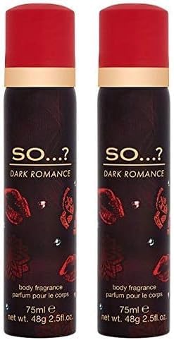 SO...? So…? Dark Romance Fragrance Mist 75ml Pack of 2 Women’s