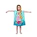 COCODE Mermaid Princess Kids Hooded Poncho Bath Towel Beach Towel 24