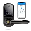 Aibocn Smart Lock, Keyless Entry Door Lock with Bluetooth, Touchscreen Keypad Deadbolt Lock with Fingerprint, IC Card…