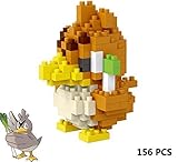 LNO Anime Pokemon Farfetch'd Nano Block Diamond Mini Building Pocket Monster New