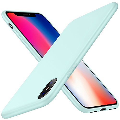 Iphone x case, liquid silicone gel rubber matte anti sc…