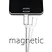 HKW Magnetic MicroUSB Charging Cable 4Ft/1.2m Genuine Product (Dedicated Black Cable)