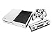 Generic Full Body Screen Protector Vinyl Carbon Fiber White Skin Decal For Xbox one Console and 2PCS Xbox one Controller Skins Stickers