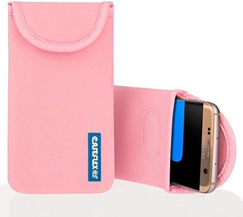 Caseflex Samsung Galaxy S7 Active Case, Neoprene Case / Samsung Galaxy S7 Active Pouch / Skin / Cover - Baby Pink