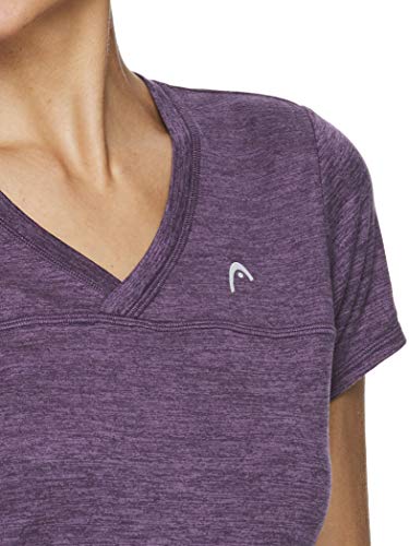 image for HEAD Women's Short Sleeve Workout T-Shirt - Performance Tennis Crew Ne