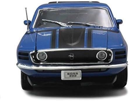 IMBM Model Car 1:18 Simulation Alloy Die-casting 1970 Ford Mustang BOSS Toy Accessories Sports Car Collection Size 26x10x7CM
