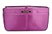 JN & Grace Handbag Purse Organizer [12 Pockets] Premium Polyester / Satin Lining (Medium, Lilac)