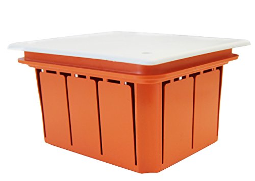 Electraline 60411 Distribution Box Smooth for Flush-Mounting in Masonry 120 x 120 mm