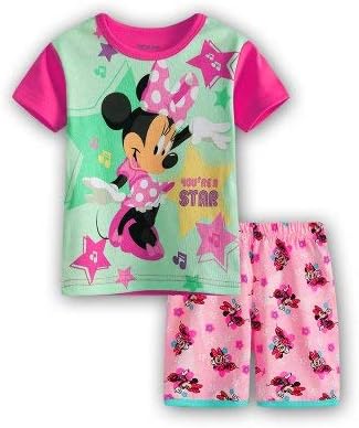 Amazon K S Shop M パジャマ プリントパジャマ 女の子 半袖 短パン ミニーマウス 綿100 133 キッズ 並行輸入品 パジャマ 通販