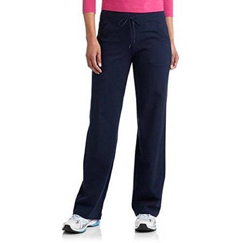 Danskin Now Women's Plus-Size Dri-More Core Relaxed Fit Workout Pant - 2X Plus - Navy
