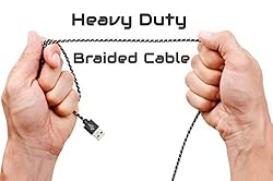 Agoz Braided Micro USB Fast Charger Cable Cord for