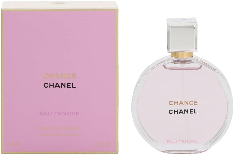 CHANEL Chance Eau Tendre Eau de Parfum Women 50 ml Floral Fruity Jasmine Rose