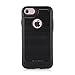iPhone 7 Case, Moonmini Bumper Shock Absorbing Hybrid Hard Back Cover Slim Thin Protector for iPhone 7 - Black
