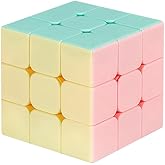 HELLOCUBE 3x3 Macaron Speed Cube Stickerless Magic Cube | Fun Brain Teaser Toys, Birthday Gifts &amp; Stocking Stuffers for Kids and Teens