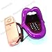 Asiawill Novelty Tongue Stretching Sexy Lips Mouth Corded Desk Home Retro Phone Telephone - Red